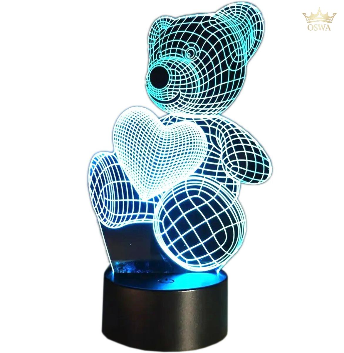 LED lempa meškiuko formos - Image 2
