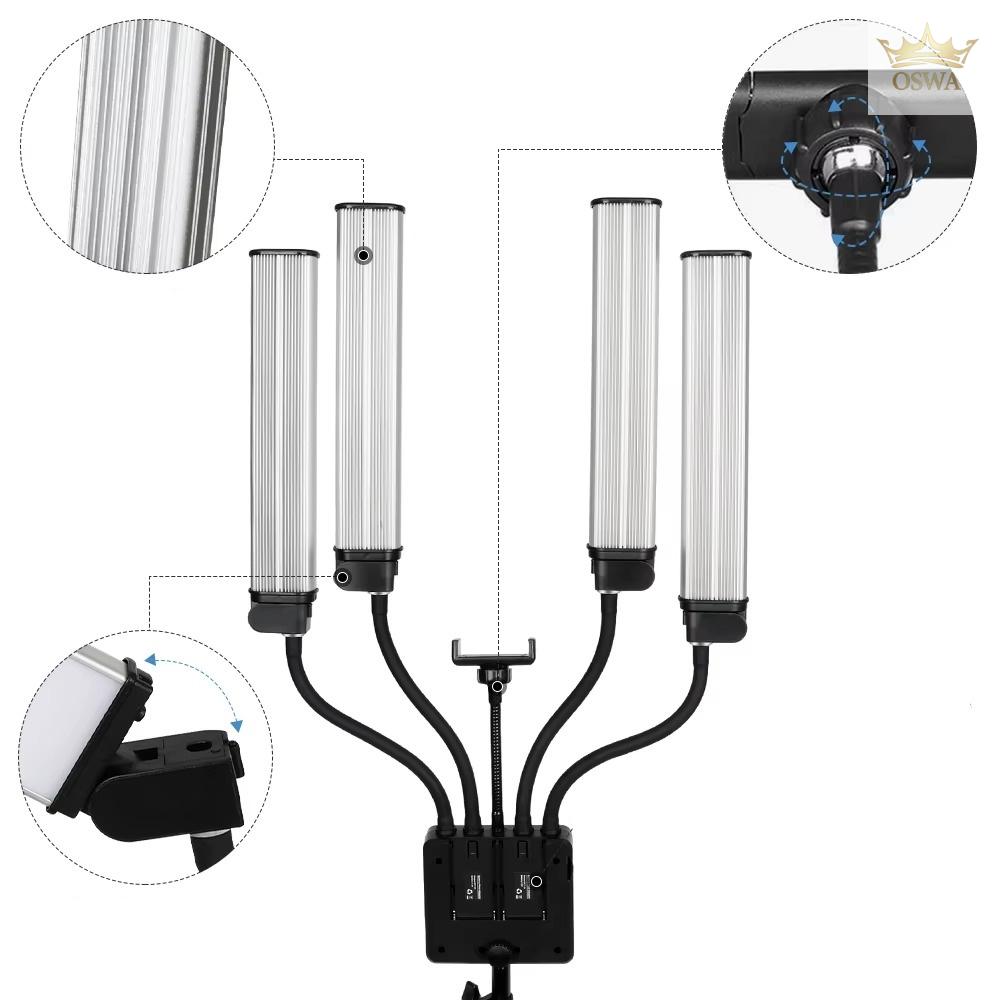 LED panelinės lempos su trikoju - Image 3
