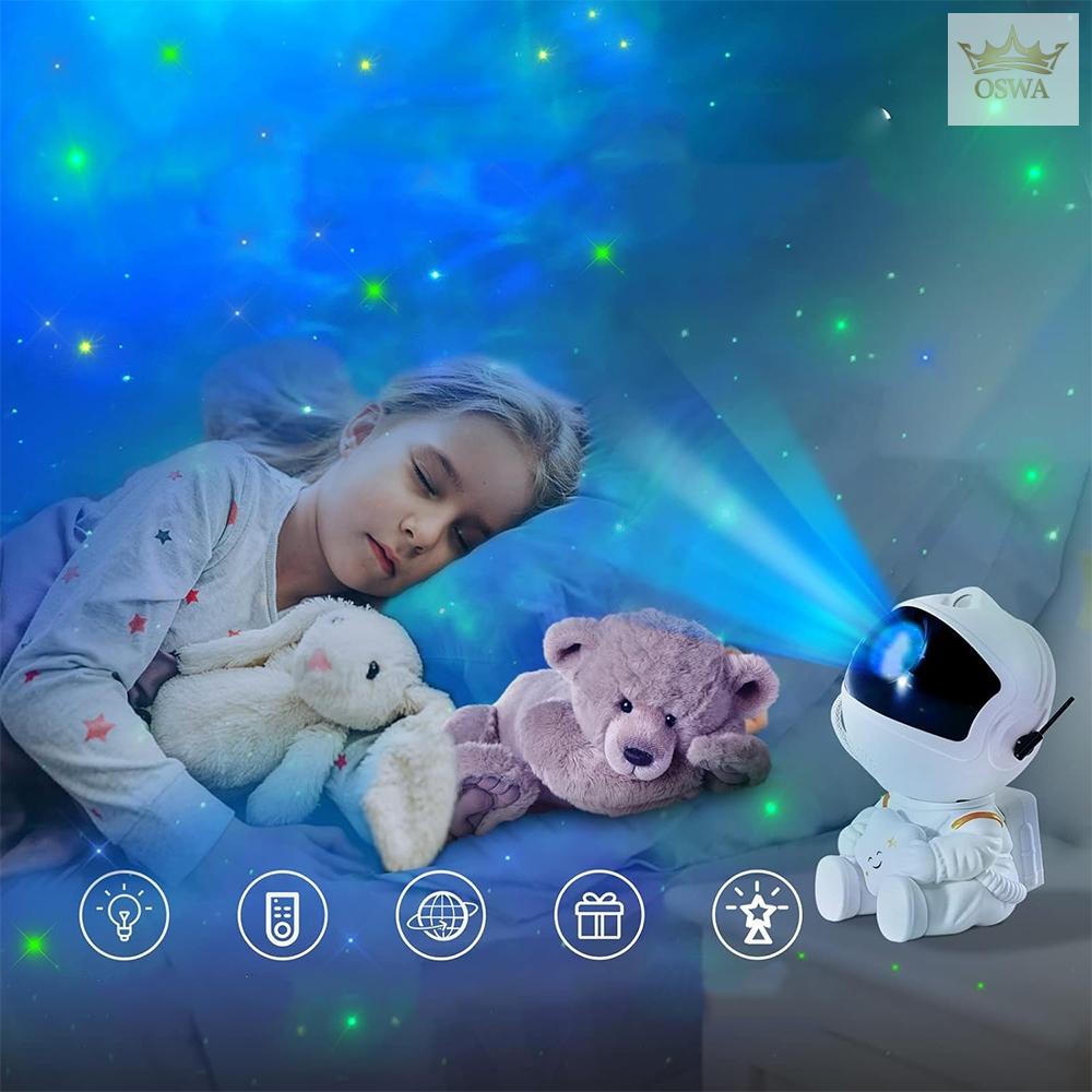 LED projektorius "Astronautas" su BT - Image 3