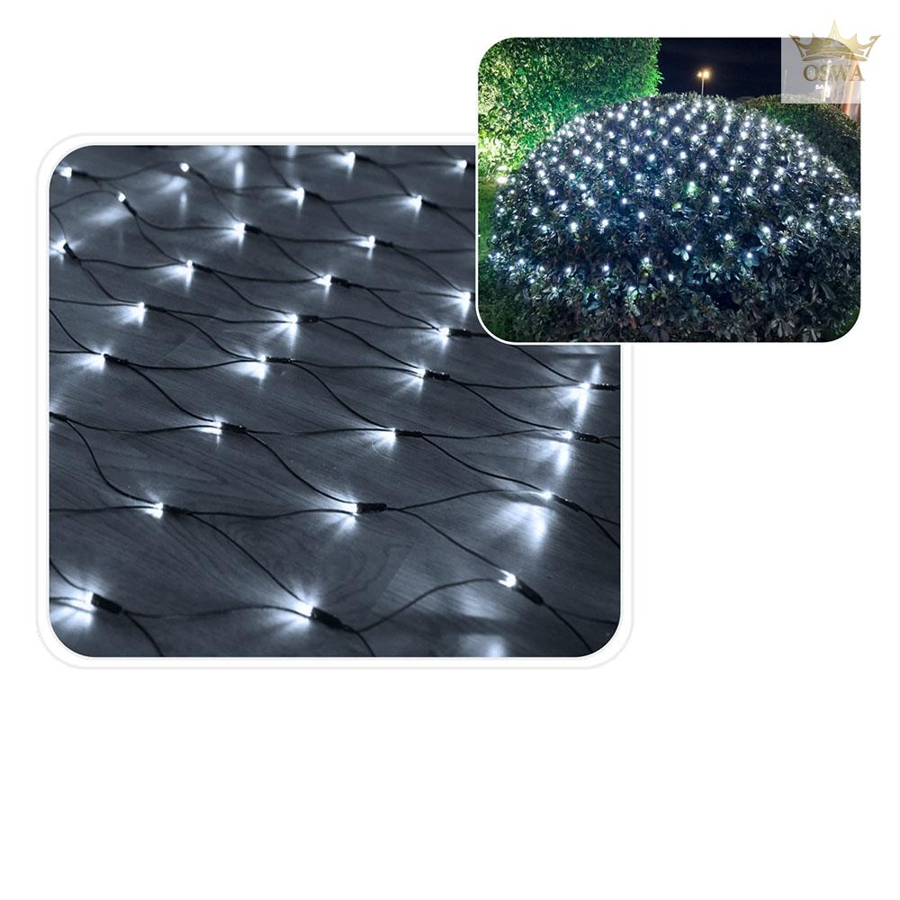 LED švieselių užuolaida–tinklas 320 LED, 3x2 m, šaltai balta - Image 2