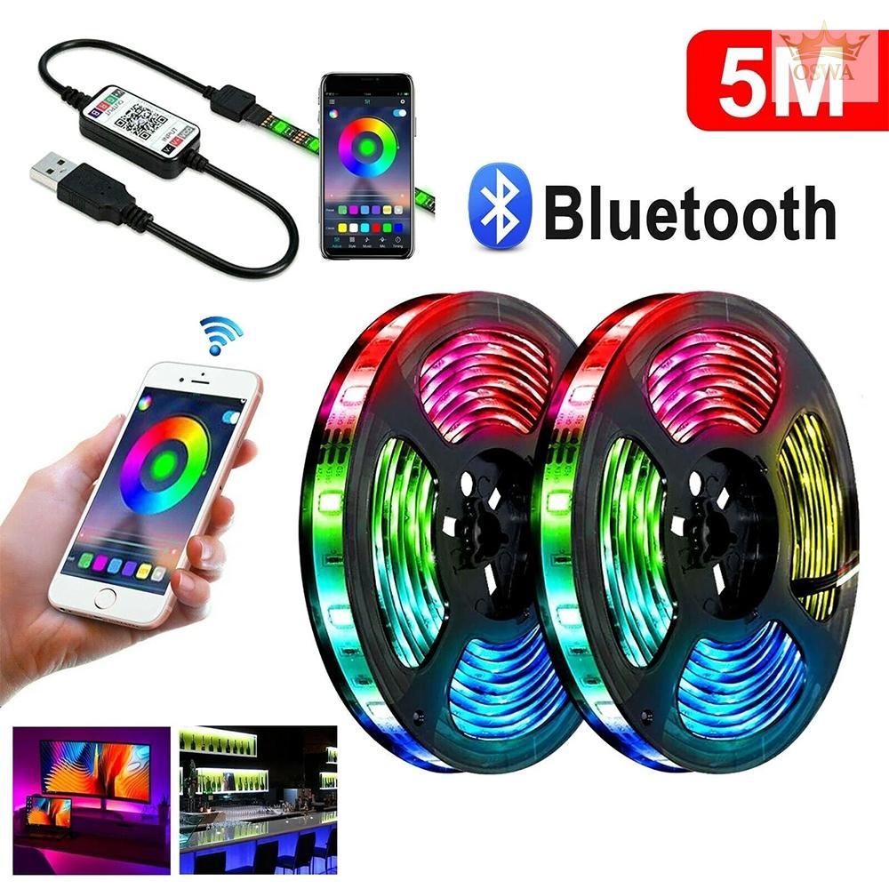 LED RGB USB juosta, 5 metrai - Image 2