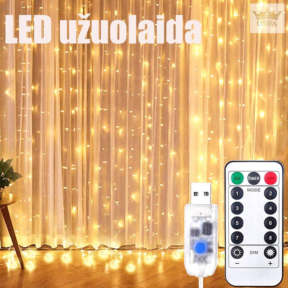 LED USB užuolaida - girlianda - Image 2