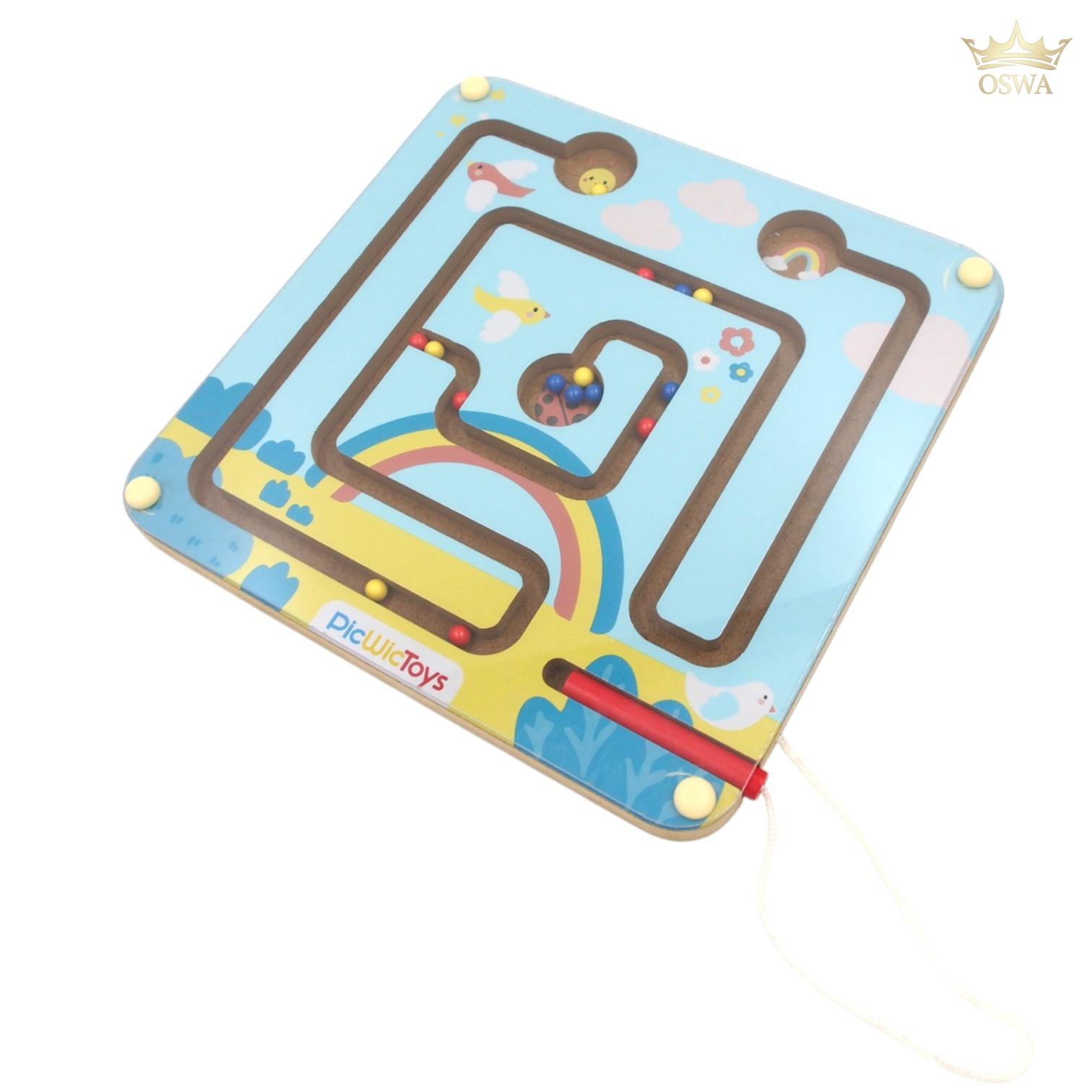 Medinis magnetinis labirintas vaikams PicwicToys - Image 3