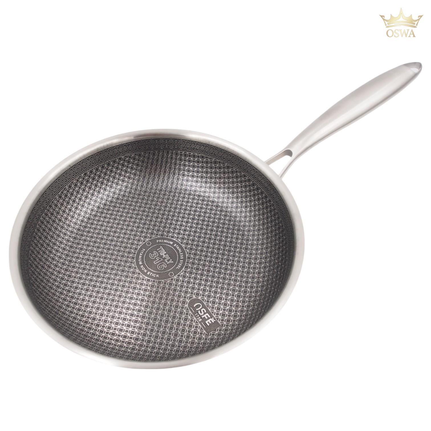 Nerūdijančio plieno keptuvė OSFE 316, 24 cm - Image 3