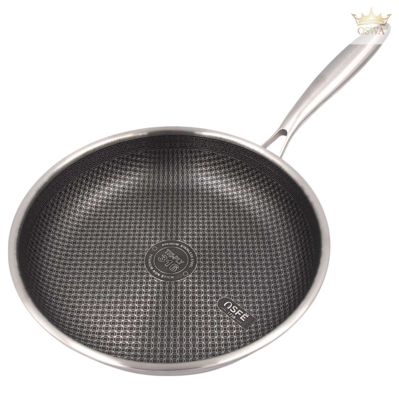 Nerūdijančio plieno keptuvė OSFE 316, 26 cm - Image 3