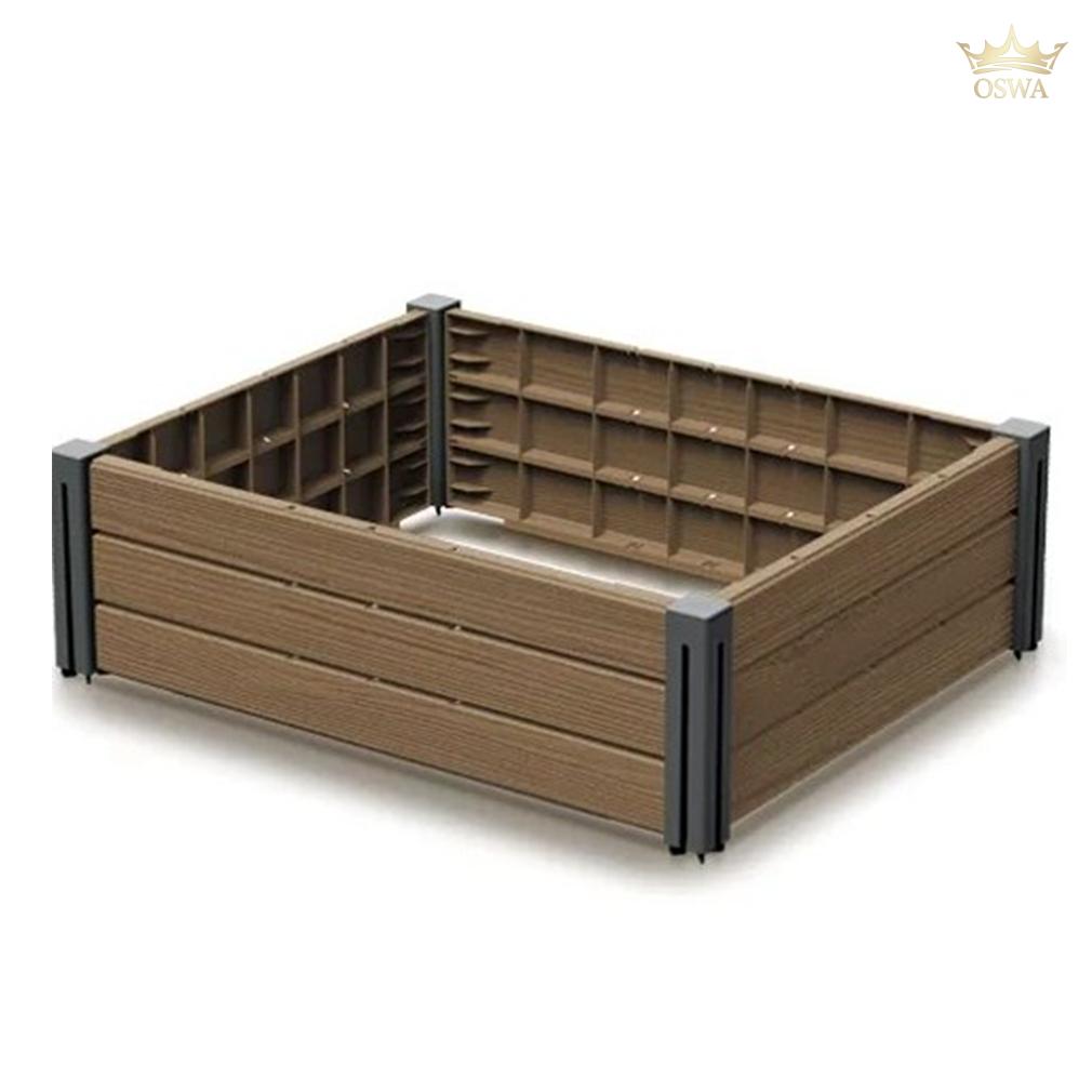 Pakelta lysvė Base Plant 75,6 × 61,8 × 23 cm, ruda (83 l) - Image 2