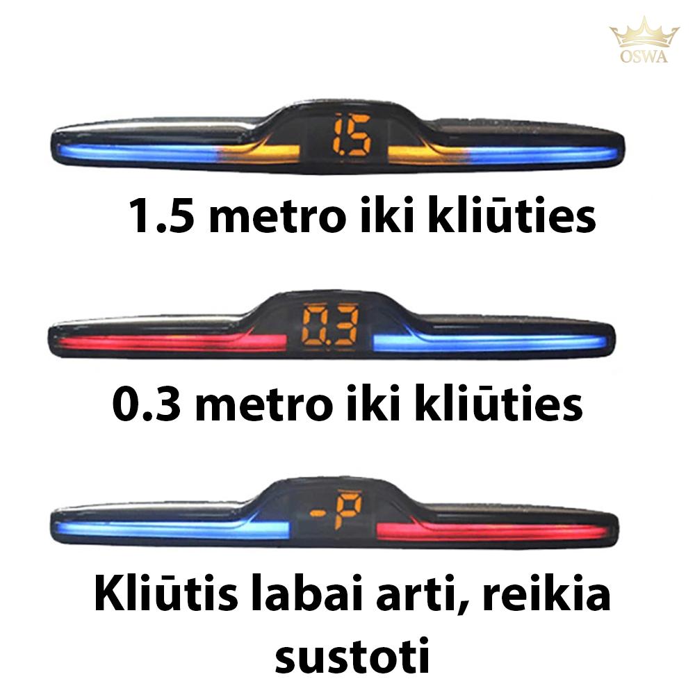 Parkavimo sistema su 4 davikliais - Image 3