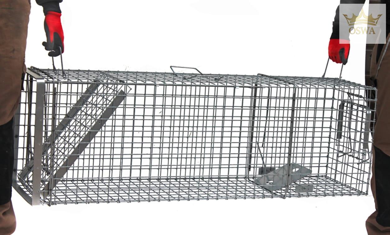 Profesionalus narvas spąstai 120x34x34 cm du įėjimai - Image 3