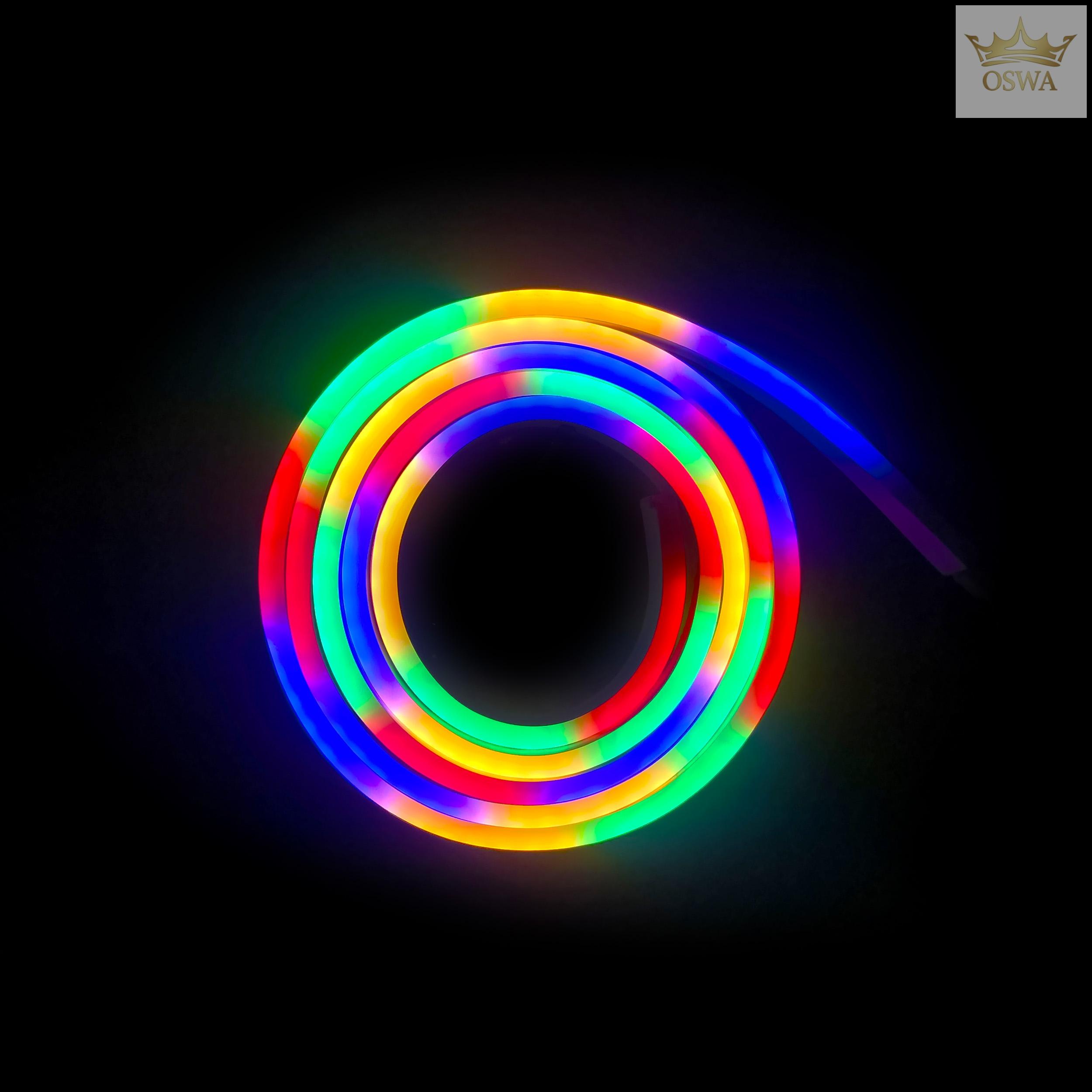 RGB LED šviesos juosta 10 m – lanksti - Image 2