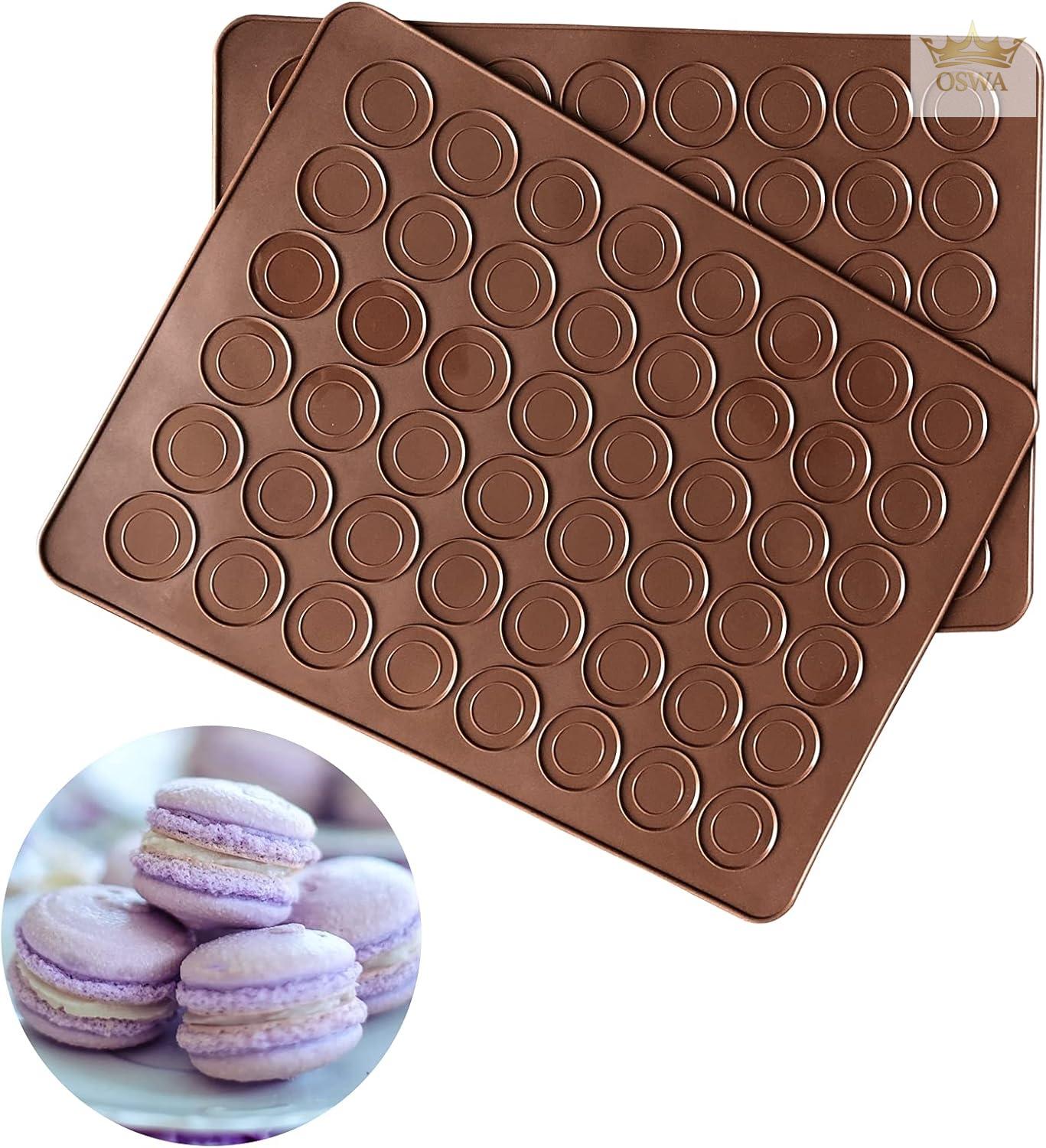 Silikoninė forma Macarons sausainiams – 38 × 28,5 cm - Image 2