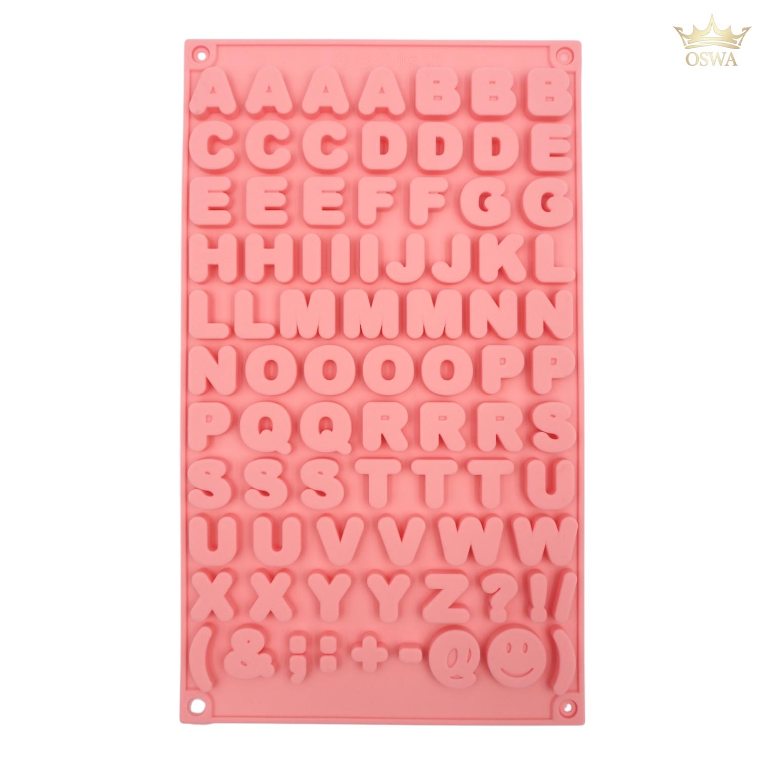 Silikoninė forma raidėms – 29,5 × 17 × 0,6 cm - Image 2