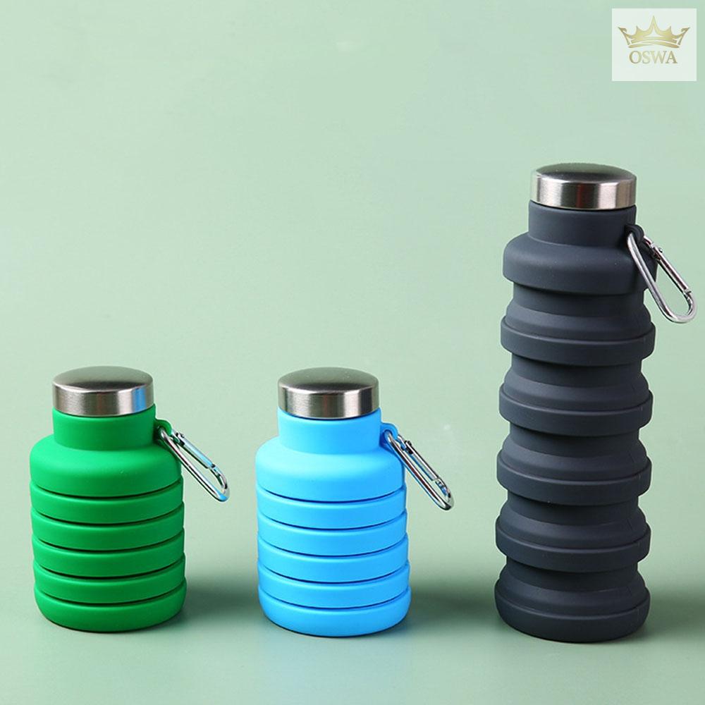 Silikoninė gertuvė 550ml. - Mėlyna - Image 2