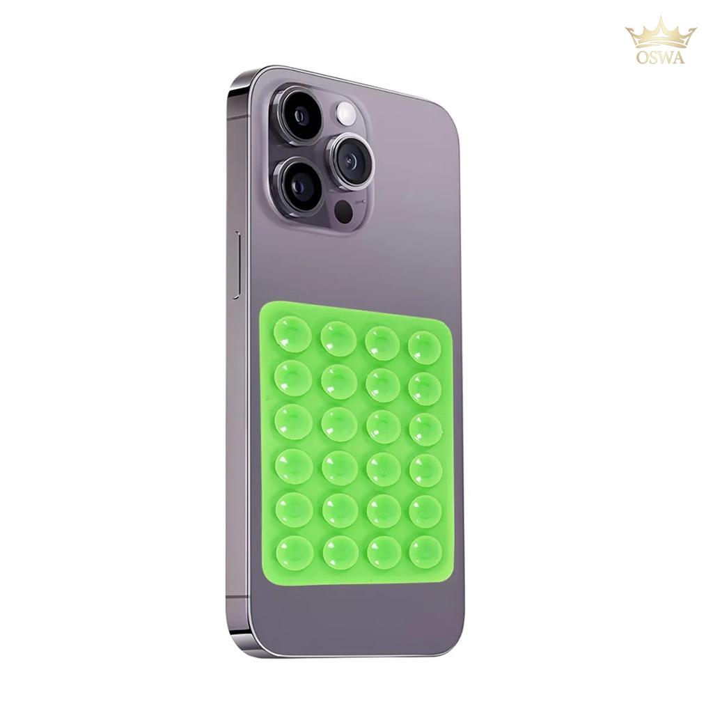Silikoninė lipni plokštelė telefonui ŽALIA - Image 2