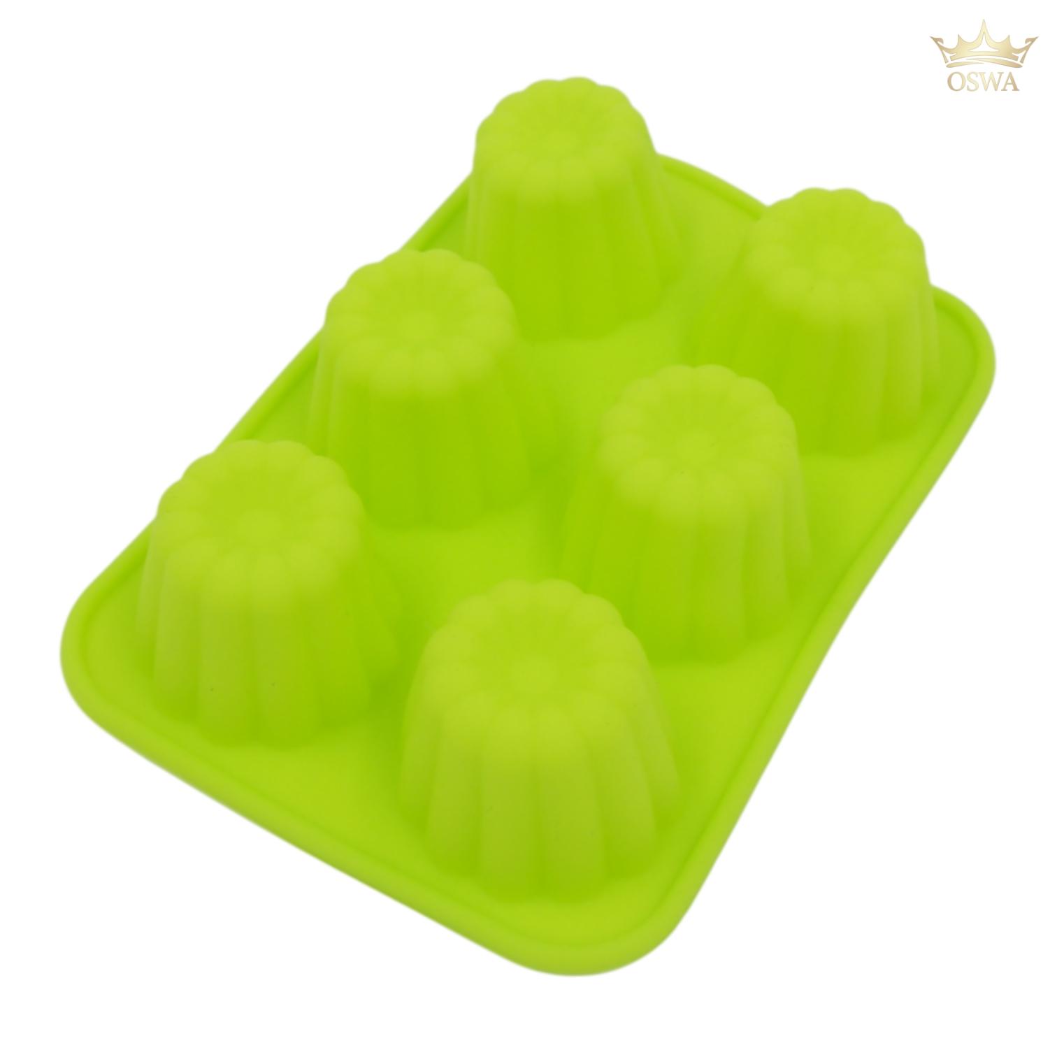Silikoninė mini keksiukų forma (6 vnt.) - Image 3