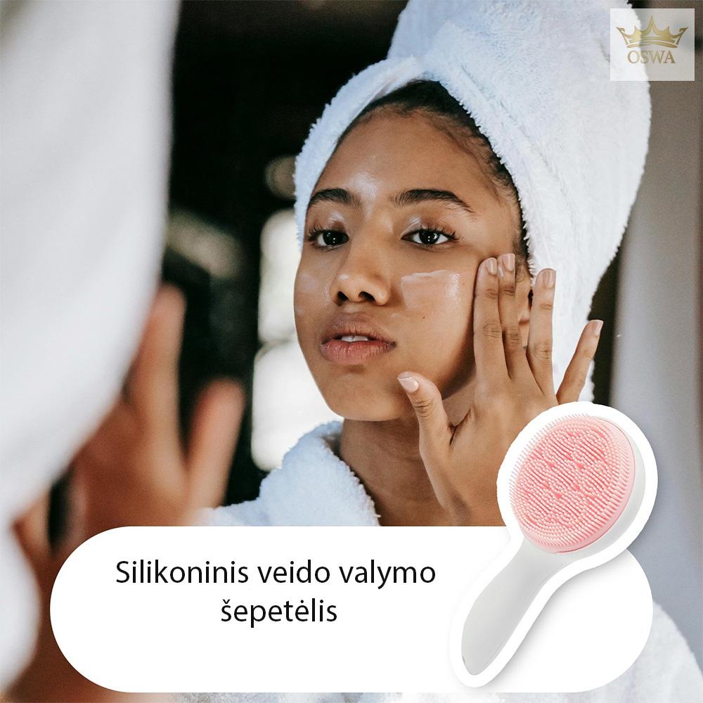 Silikoninis veido valymo šepetėlis - Image 2