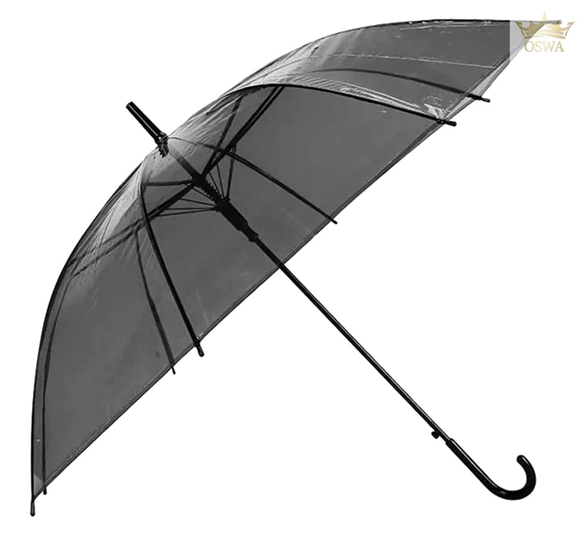 Skėtis HAPPY RAIN (Skaidri/Juoda) - Image 3