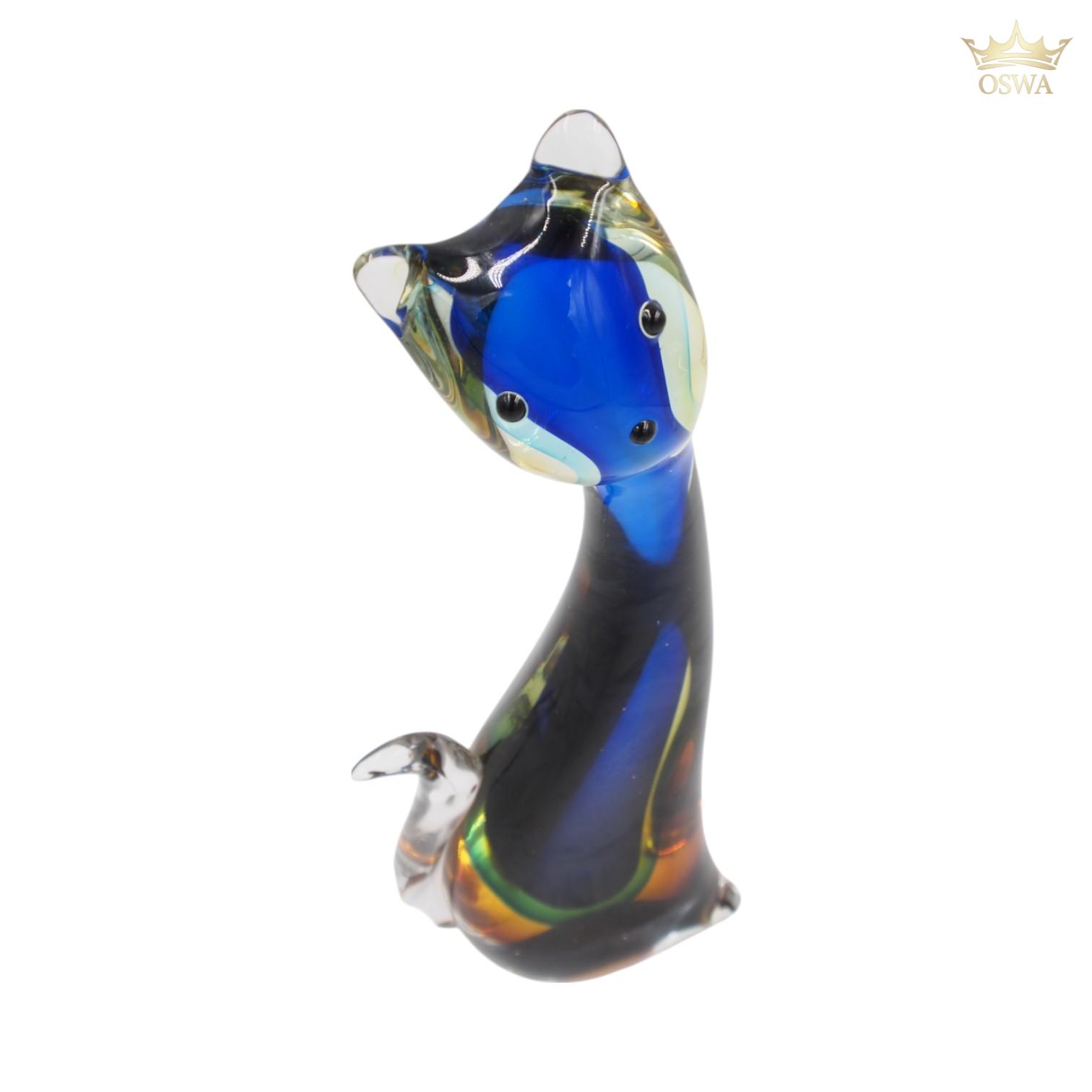 Stiklinė skulptūrėlė – katinas, 11×26 cm - Image 3