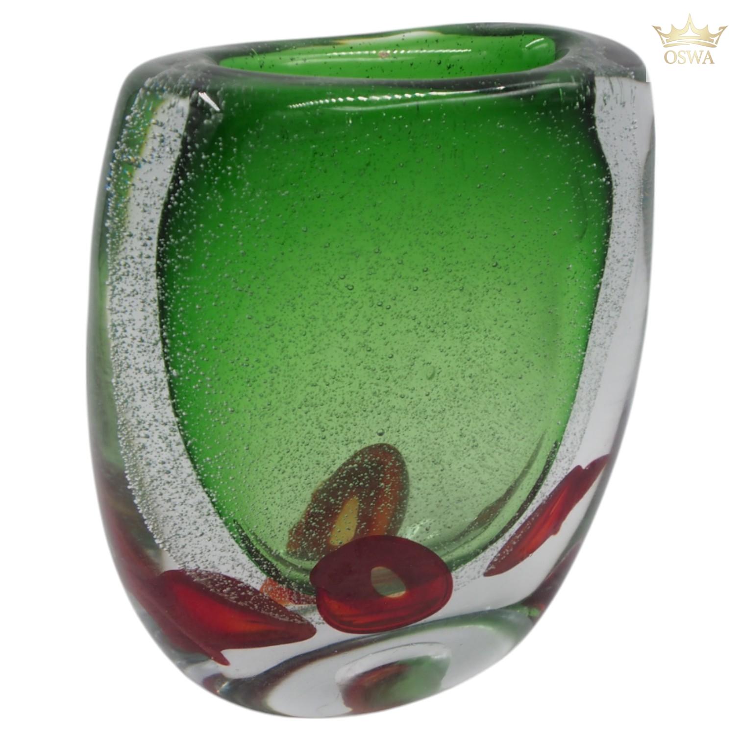 Stiklinė vaza, 18x7x27 cm – Forma Lumo kolekcija - Image 2