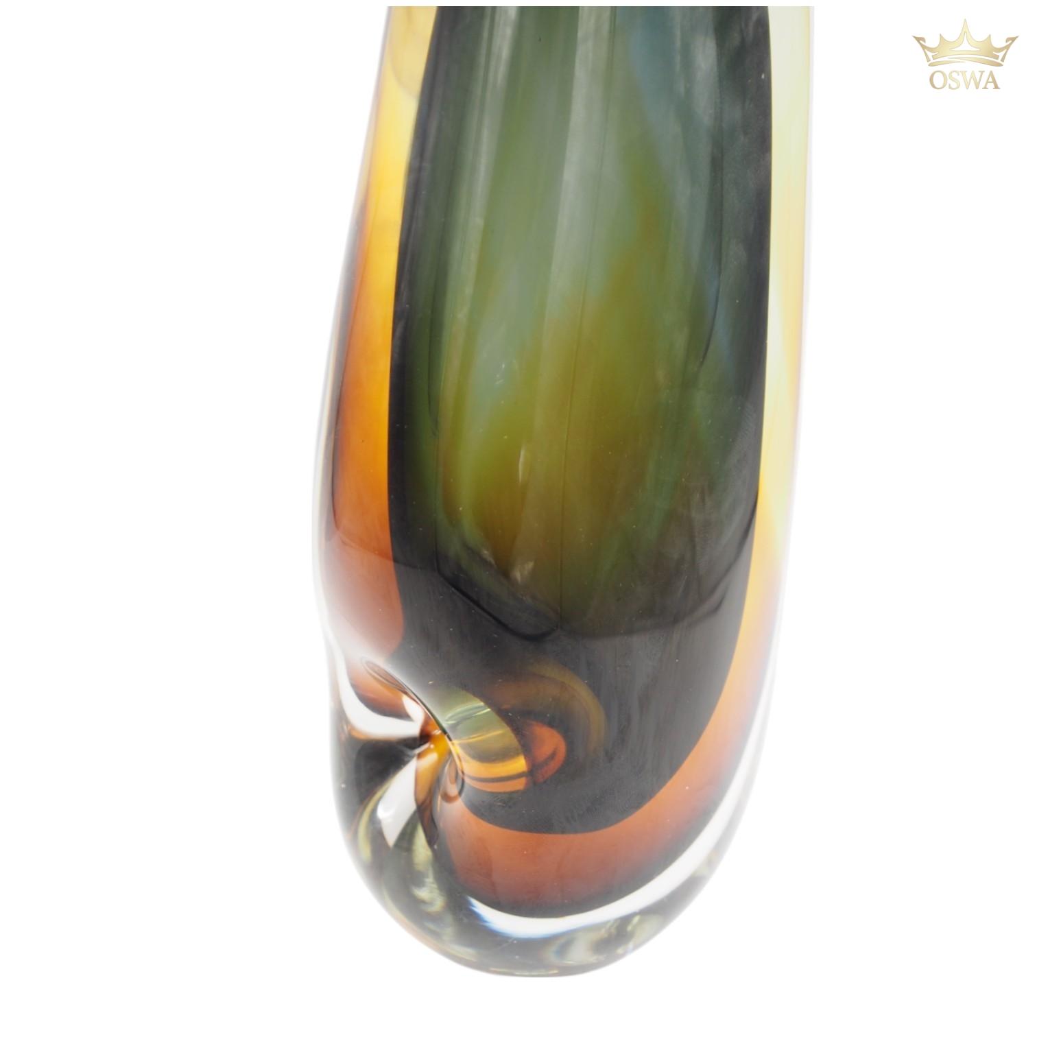 Stiklinė vaza „Forma Lumo“ – 13×8×30 cm - Image 3
