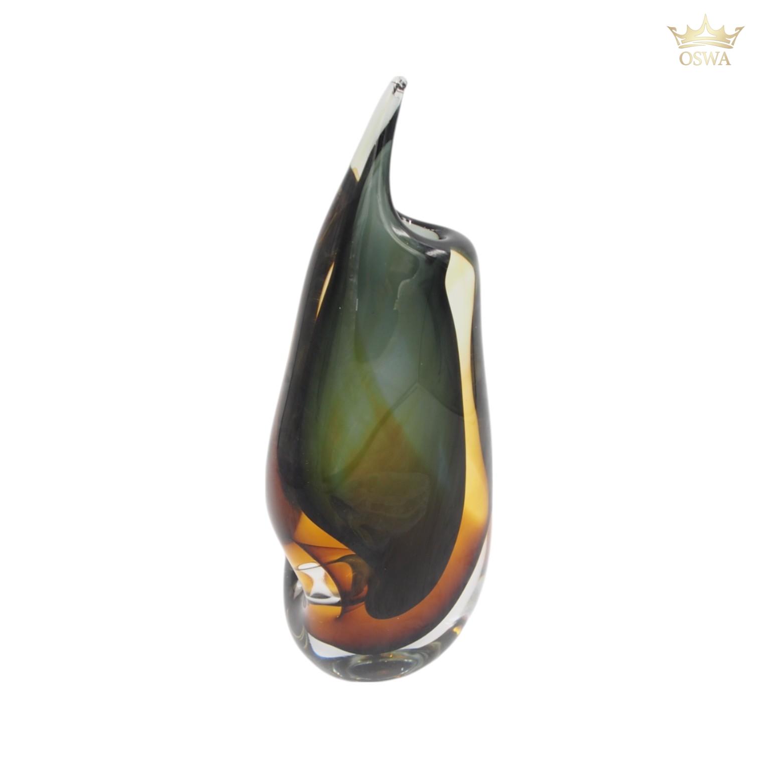 Stiklinė vaza „Forma Lumo“ – 13×8×30 cm - Image 2