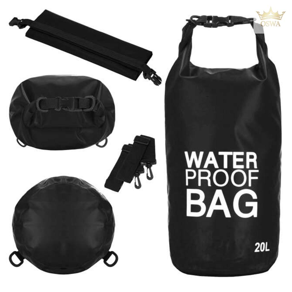 Vandeniui atspari kuprinė / maišas 20L Juodas - Image 3