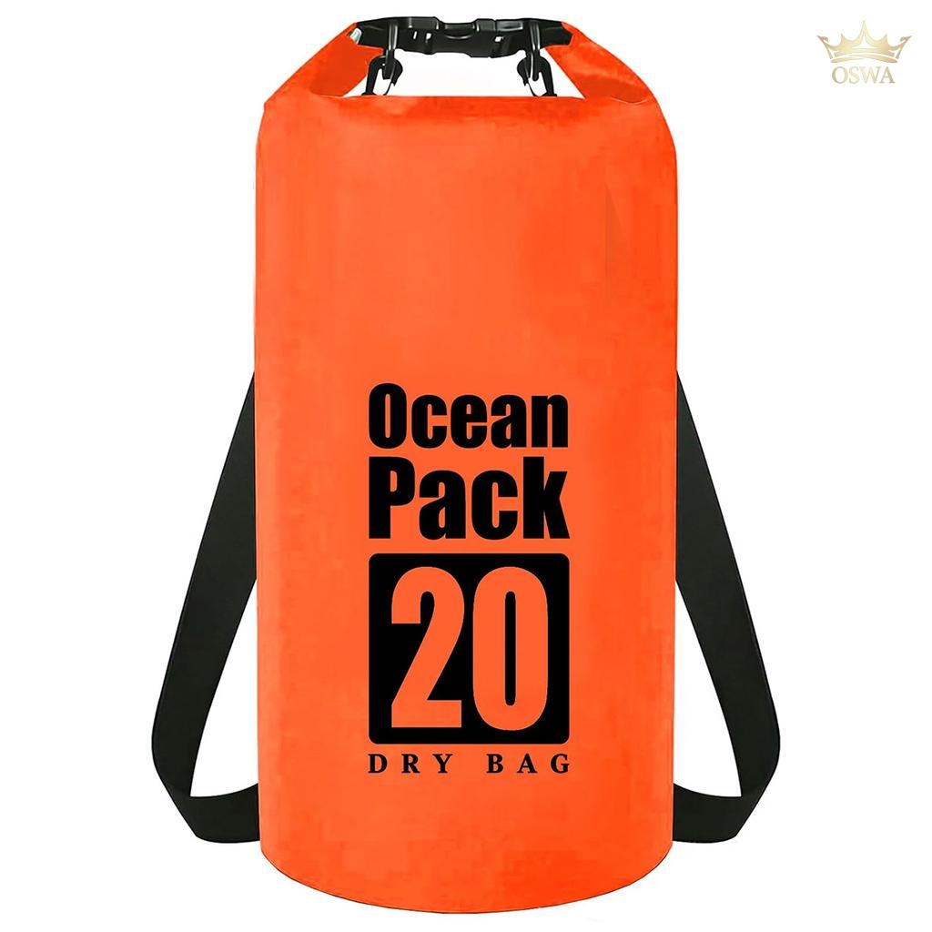 Vandeniui atspari kuprinė / maišas 20L Oranžinis - Image 2