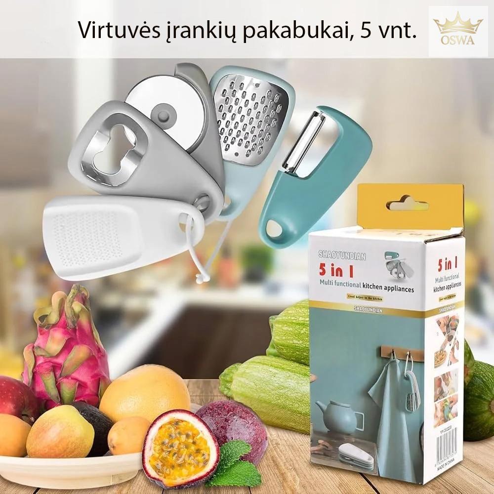 Virtuvės įrankių pakabukai, 5 vnt. - Image 2